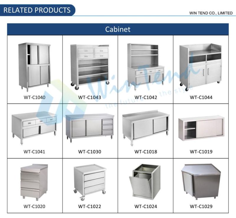 Customized Commercial Kitchen Steel Metal Drawer Cabinet