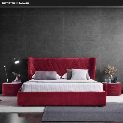 Modern Bedroom Furniture Beds Beautiful Wedding Bed Red Bed Gc1825