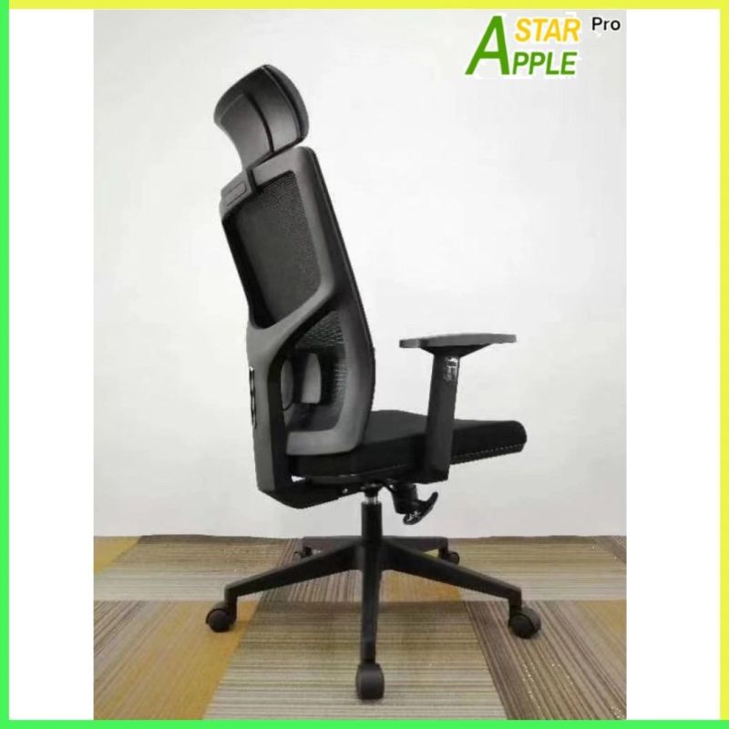 Super Comfortable Seat as-C2075 Mesh Office Chair with Leather Headrest