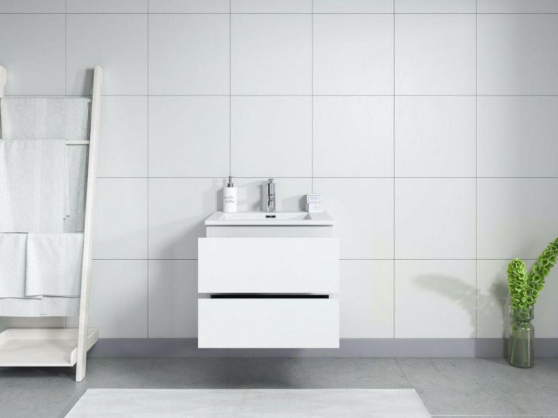 60cm White Washbasin Bathroom Cabinet-Storage Cabinet Furniture L