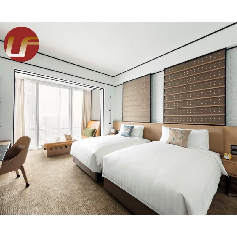 Modern Hotel Apartment Bedroom Suite Room Supply Wooden Headboard Furniture