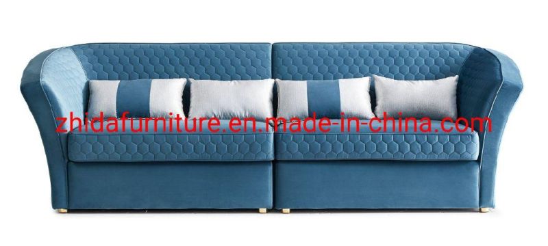 Luxury Style Modern Living Room Furniture Fabric 3 Seat Sofa