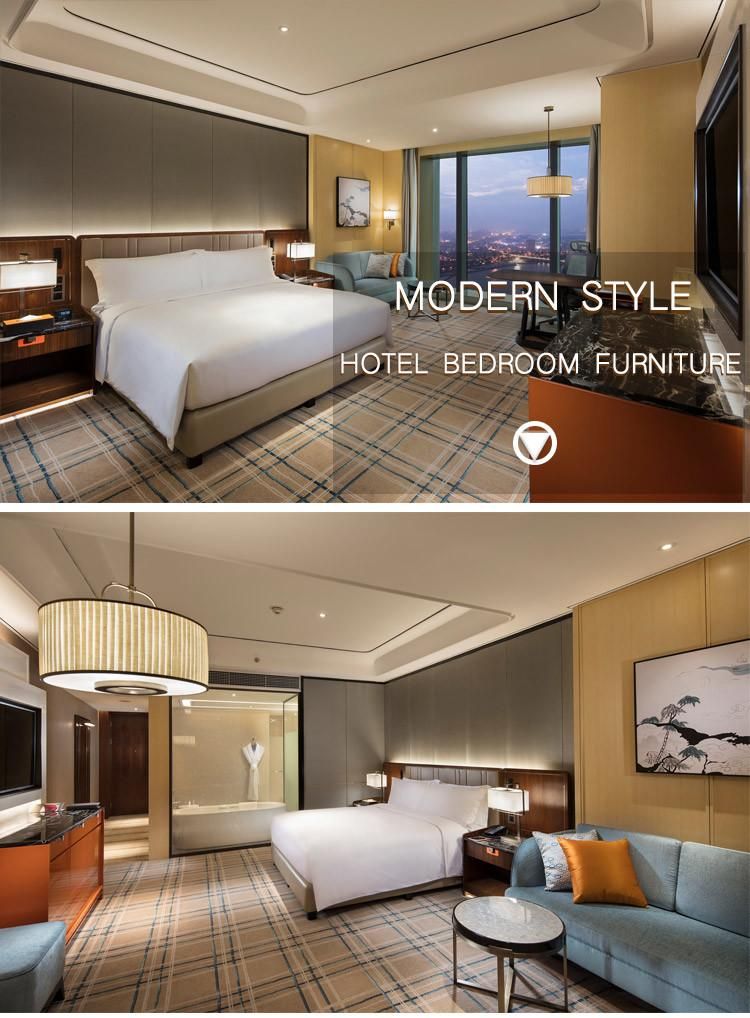 Customized Classic Modern Wooden Luxury Hotel Bedroom Furniture Sets