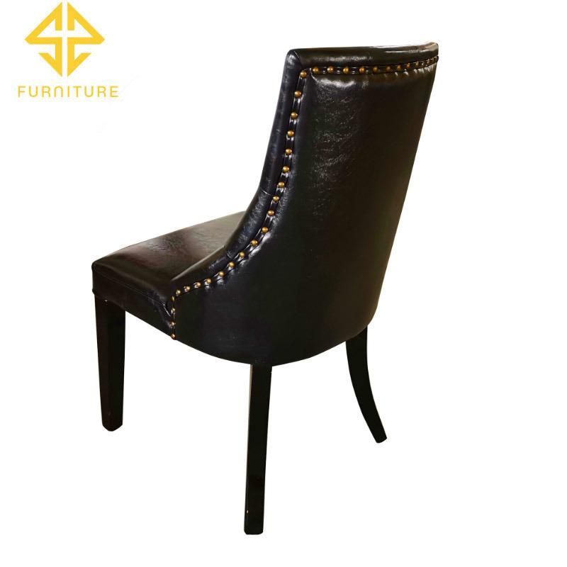 Wholesale Restaurant Furniture PU Leather High Quality Dining Chairs