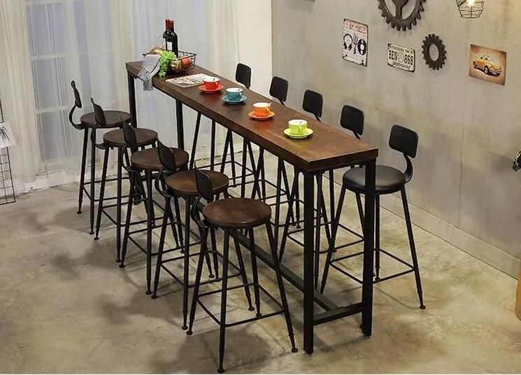 Simple Modern Bar Characteristic High Chair for Hotel Bar Home