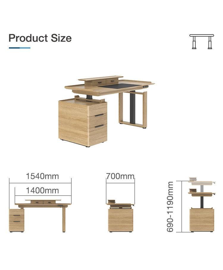 Good Service Sample Provided Modern Design Office Furniture Fuan-Series Lifting Table