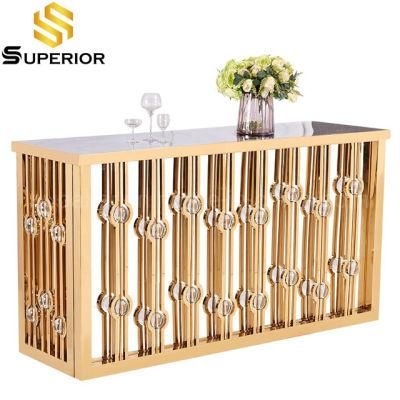 Party Used Luxury Stainless Steel Portable Bar Counter