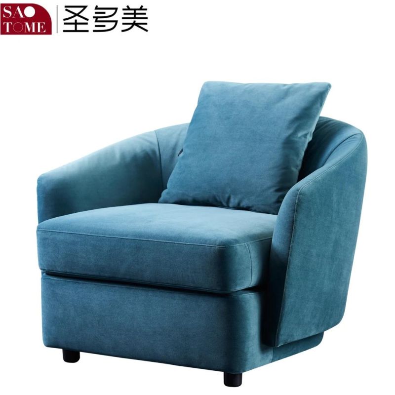 Modern New Lazy Sofa Hotel Living Room Can Be Customized Fabric Leisure Chair