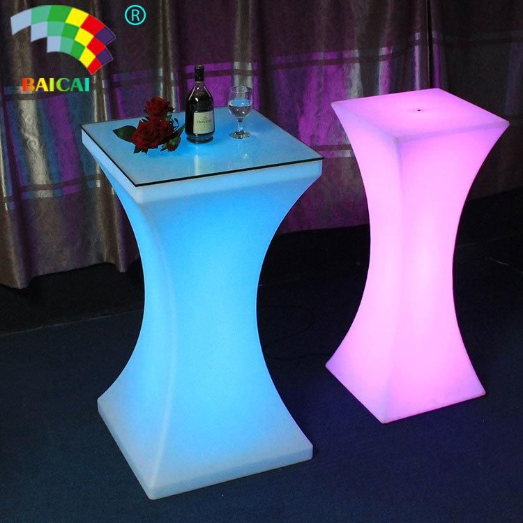 Fast Delivery Rechargeable Plastic Used Bar Tables