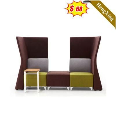 Luxury Design Modern Dining Room Hotel Lobby Office Brown Fabric Sofa Chairs Customized Leisure Lounge Chair