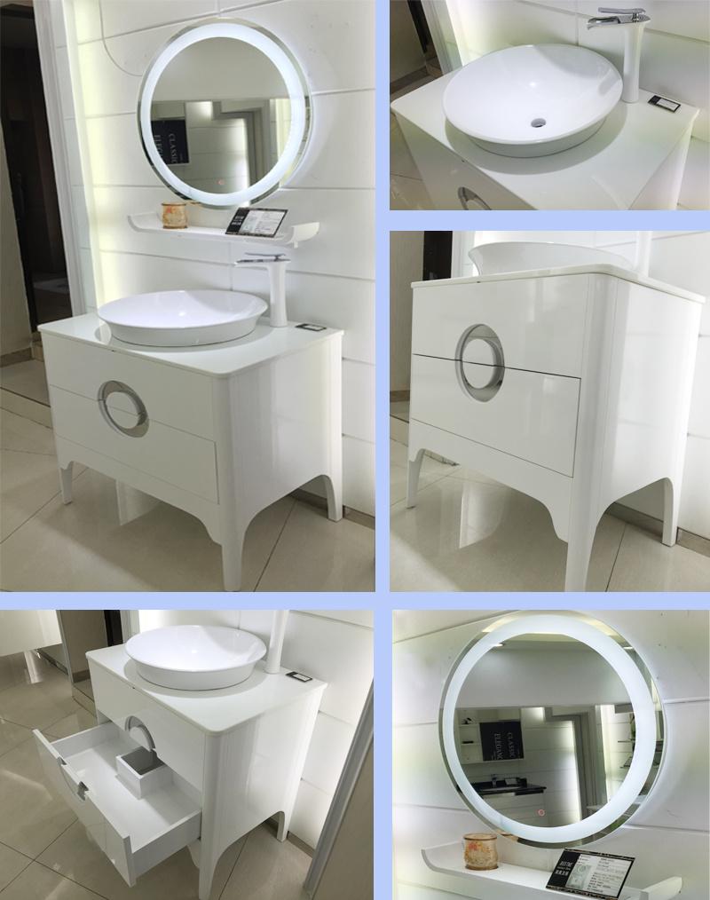 Hot Saling Popular Bathroom Morden Wood Cabient Furniture (BY-X7069)