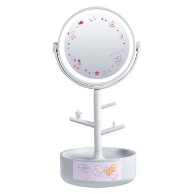 LED Light Portable Table Top Dressing Mirror