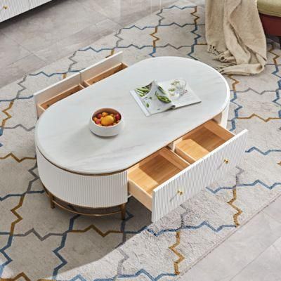 Home Indoor Wood Living Room Furniture Sets Modern Luxury Coffee Table