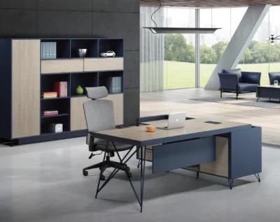 (SZ-ODR663) Furniture L Shape Executive Office Desk with Cabinet