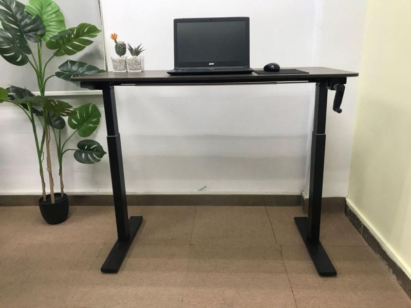 Manual Lifting Table Household Desk Standing Office Computer Desk Study Desk Children Primary School Students Learning Writing Desk Electronic Competition Table