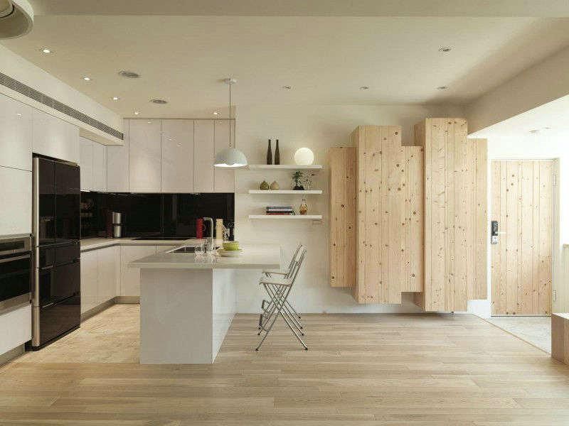 Home Used Luxury Melamine Kitchen Cabinet Wood Veneer Cabinet