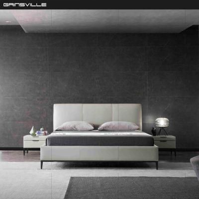 Italy Design Furniture Bedroom Furniture Leather King Queen Bed Gc1816