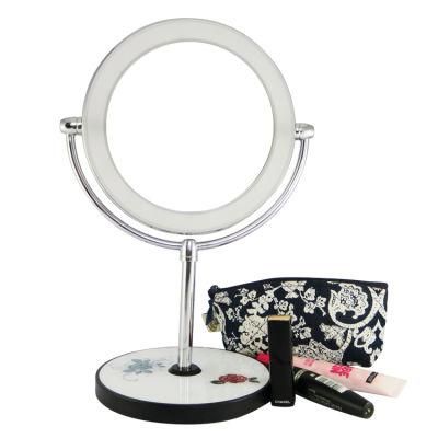 High-End Double Sided LED Makeup Mirror for Hairdressing