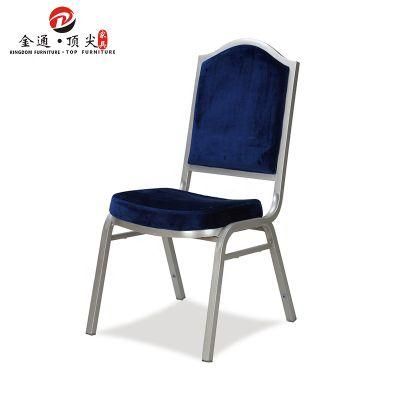 Foshan Shunde Furniture Specifications Silver Stainless Steel Banquet Chair for Sale Modern Furniture