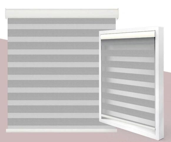 Manual Sunscreen Window Shades Zebra Blinds