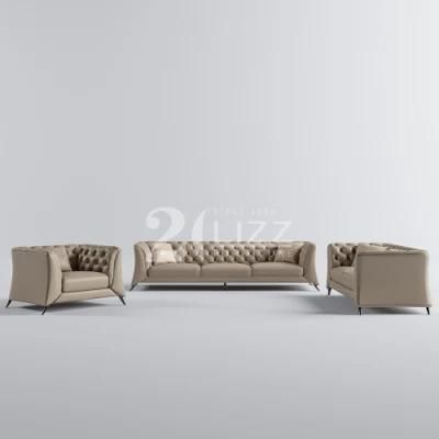 Popular Modern Style Hot Sale Home Furniture Lounge Living Room Sectional Genuine Leather Sofa