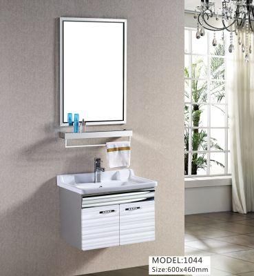 Modern Bathroom Furniture Stainless Steel Cabinet Mirror Vanity