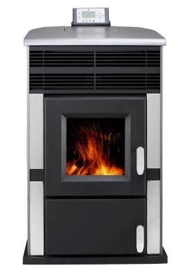 Remote Control Modern Wood Pellet Stove Indoor Fireplace Room Heater Furniture in Home for Winter Christmas