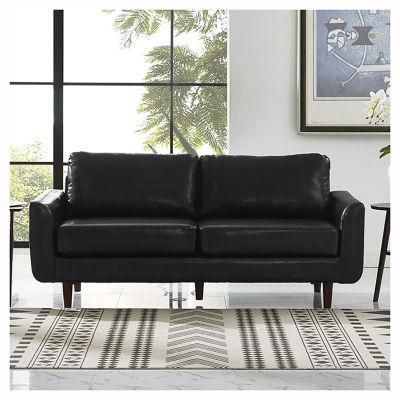 Modern Furniture Home Set Living Room Chesterfield Leather Sofa