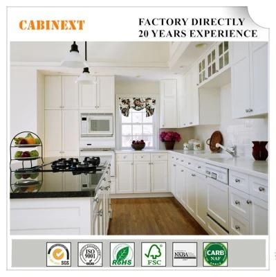 Cabinext Solid Wood Furniture White Shaker American Kitchen Cabinets