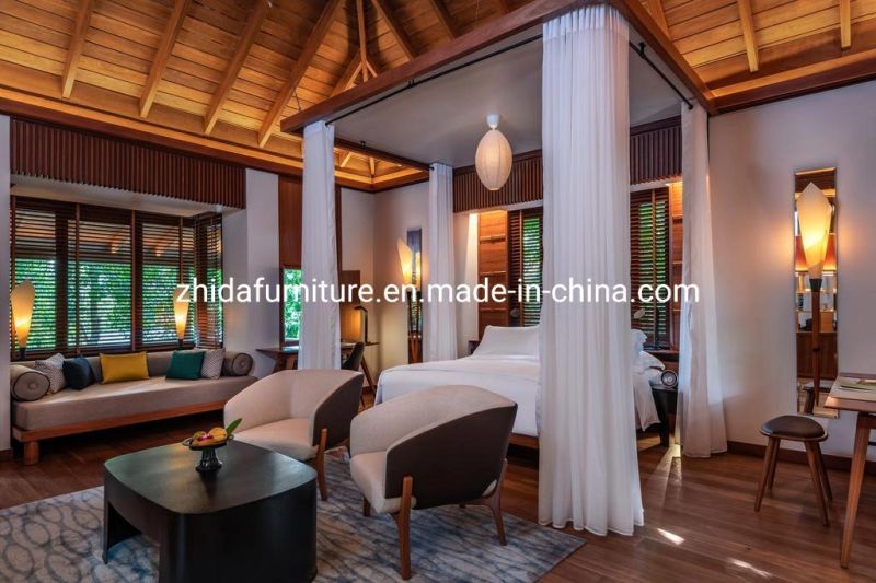 4 Star Hotel Double Room Suite Apartment Villa Living Room Bedroom Standard Bed Room Furniture Leisure Wooden Bed