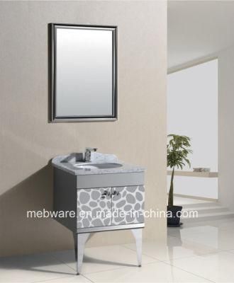 Bathroom Cabinet Vanity with Mirror/ Stainless Steel Bathroom Furniture