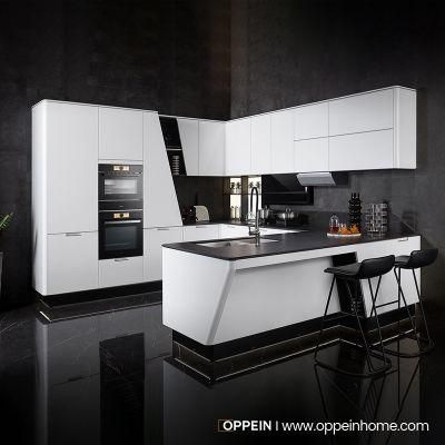 Handleless Light Gray Glossy Storage Cabinets Kitchen Furniture Design Kitchen Cabinet Modern/Kitchen Cabinet