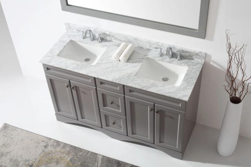 2022 High Grade Gray Waterproof Floor Type Bathroom Cabinet