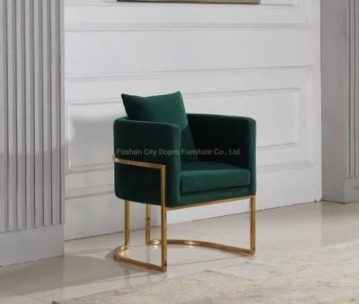 Popular Design Gold Frame Leisure Chair
