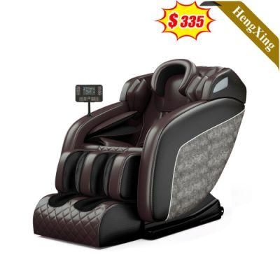 White Blue Tooth Ai Full Body SL Track Airbag Zero Gravity SPA Shiatsu Pedicure Sofa Recliner Massage Chair