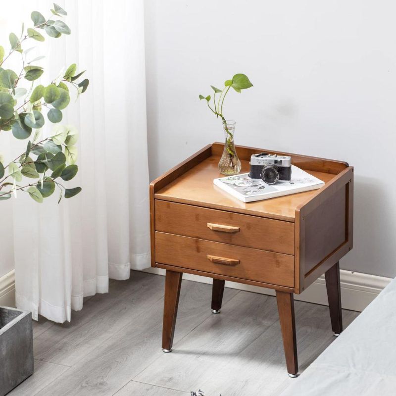 End Table with Drawer, Bedside Table Sofa Side Table for Bedroom, Living Room
