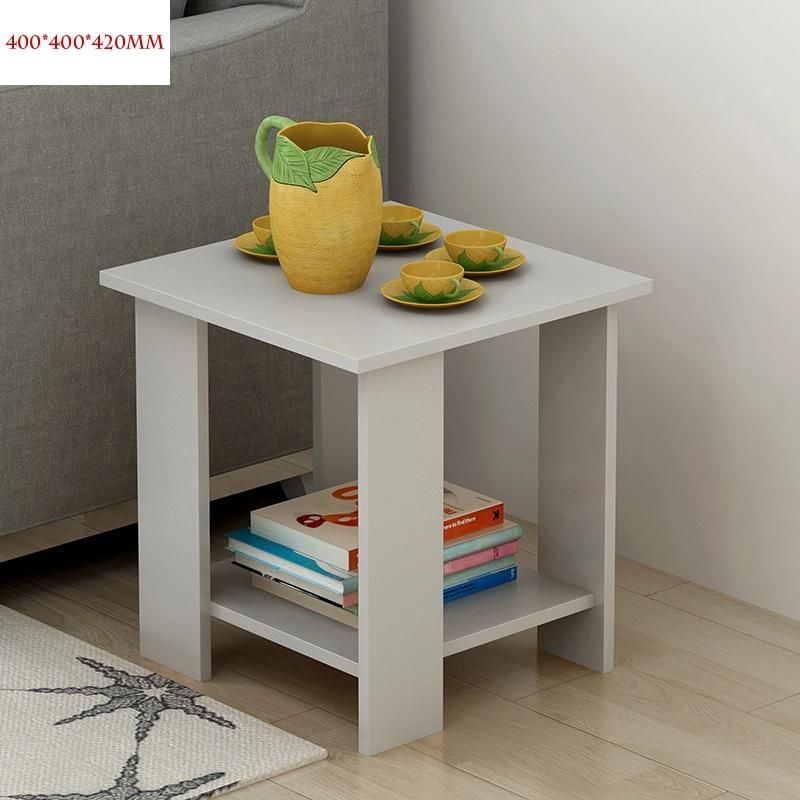 Customized Simple MDF Coffee Table Smart Wood Table