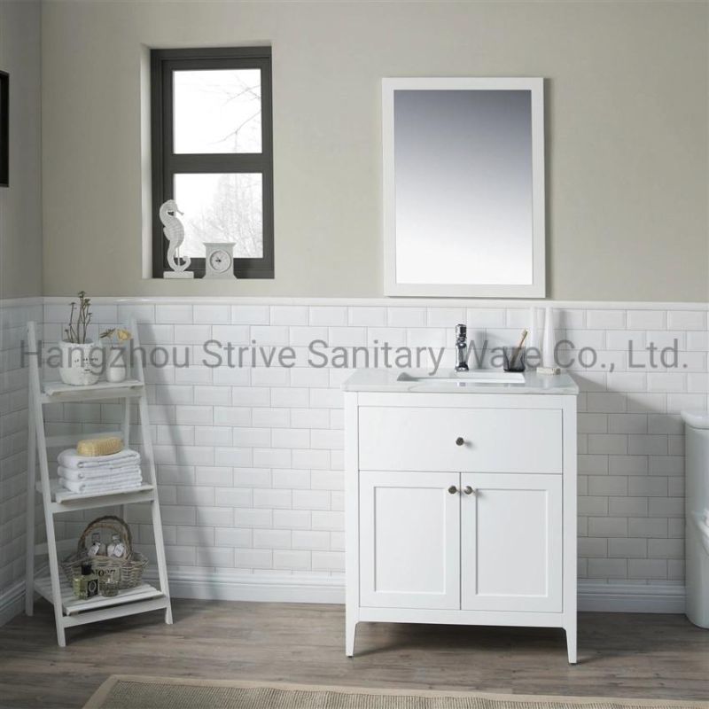 Bathroom Accessories Sanitary Ware Home Bathroom Furniture White Modern Bathroom Vanity Cabinet