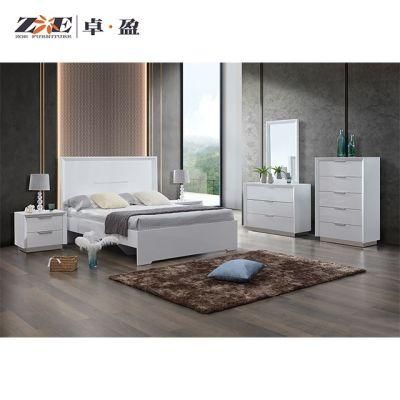 Home Furniture Set Queen Size Bed Wardrobe Kids King Size MDF Bedroom Furniture Modern