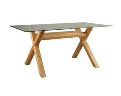 Modern Hot Sale Glass Wood Coffee Table/End Furniture Dining Table