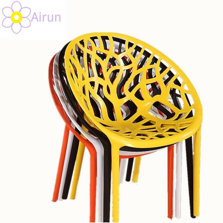 Cheap Price Monobloc PP Chair Tree Style Dining Chair