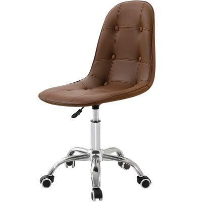 Wholesale Home Hotel Office Kitchen Dining Room Furniture PU Faux Leather Dining Chairs with Wheels
