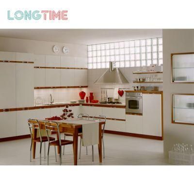 Modern Custom Home Simple PVC Finish Kitchen Cabinet