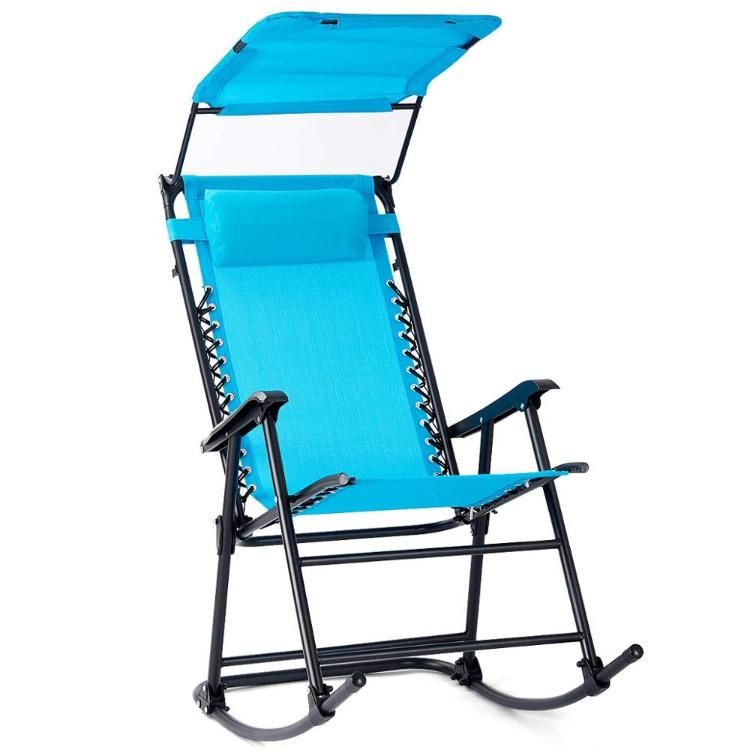 Lightweight Portable Modern Unique Chaise Luxury Folding Recliner Lounger Beach Sun Lounger Zero Gravity Chair