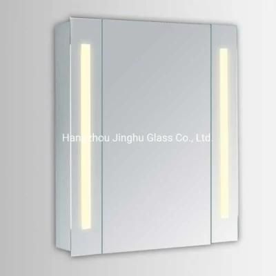 Modern China Aluminum One Door LED Lighted Mirrored Bathroom Medicine Cabinet