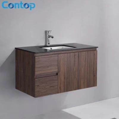 Furniture Simple China Style Wood Grain Cheap Single Bathroom Vanity