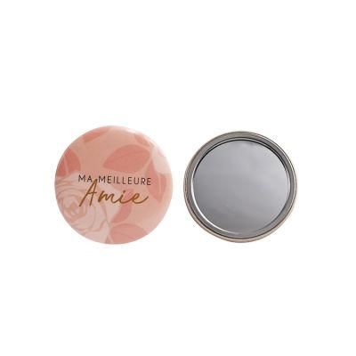 Customized Flower Single Side Portable Makeup Pocket Mirror