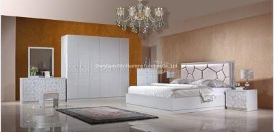 Hot Sale Modern Simple Design Bedroom Bed (HS-037)