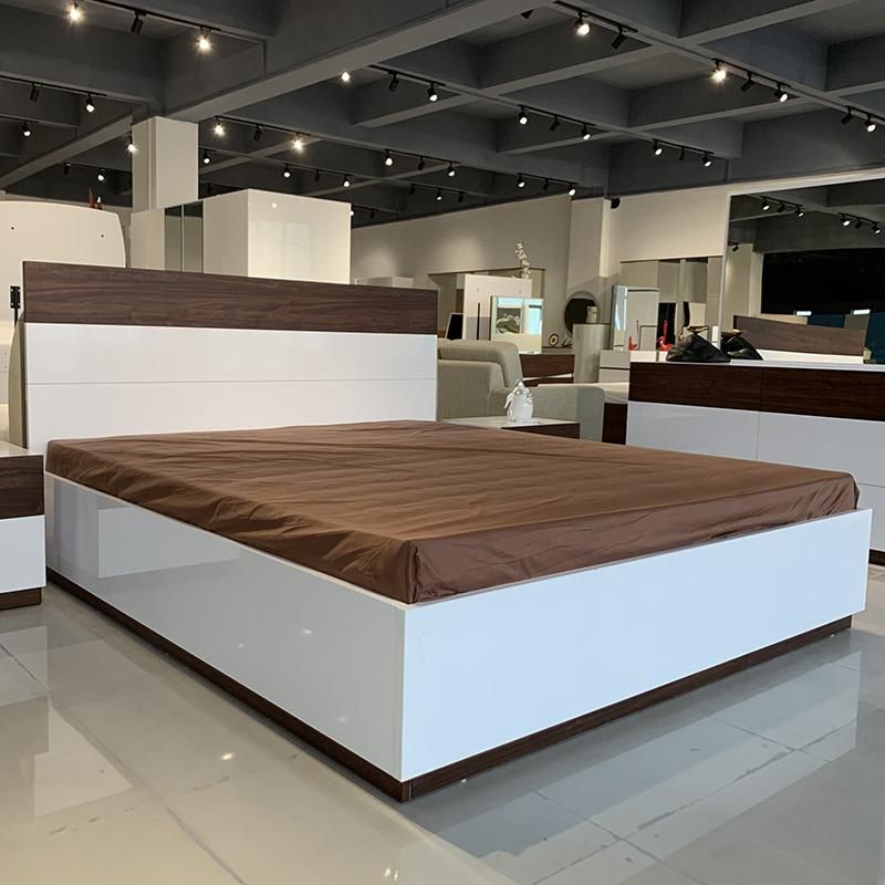 Custom Model Modern Bedroom Furniture Wooden Home Furniture Set