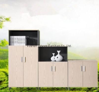 Modern Office Furniture Book Shelf Customized Wooden Assemble Cabinets with Doors